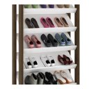 Ver imagem 5 de Sapateira Multiuso Modulada Closet 8 Prateleiras AZ1006 Branco Nogal Tecno Mobili