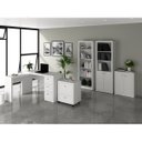 Ver imagem 2 de Conjunto Escritório Completo 5 Peças CJ2 Branco Tecno Mobili