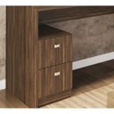 Ver imagem 3 de Mesa para Computador/Escritório 2 Gavetas Me4130 Nogal Tecno Mobili