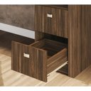 Ver imagem 2 de Mesa para Computador/Escritório 2 Gavetas Me4130 Nogal Tecno Mobili