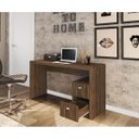 Ver imagem 7 de Mesa para Computador/Escritório 2 Gavetas Me4130 Nogal Tecno Mobili