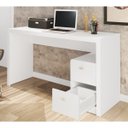 Ver imagem 2 de Mesa para Computador/Escritório 2 Gavetas Me4130 Branco Tecno Mobili