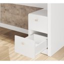 Ver imagem 3 de Mesa para Computador/Escritório 2 Gavetas Me4130 Branco Tecno Mobili