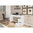 Ver imagem 5 de Mesa para Computador/Escritório 2 Gavetas Me4130 Branco Tecno Mobili