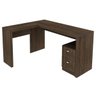 Mesa para Escritório de Canto Me4129 Rustico Tecno Mobili - 1