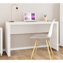 Ver imagem 2 de Mesa Escrivaninha para Escritório Me4135 Branco Tecno Mobili