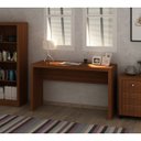 Ver imagem 5 de Mesa Escrivaninha para Escritório Me4135 Amendoa Tecno Mobili