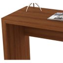 Ver imagem 3 de Mesa Escrivaninha para Escritório Me4135 Amendoa Tecno Mobili