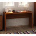 Ver imagem 2 de Mesa Escrivaninha para Escritório Me4135 Amendoa Tecno Mobili