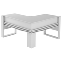 Ver imagem 4 de Mesa para Escritório em L 136cm com Detalhe Ripado ME4145 Branco - Tecno Mobili