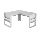 Ver imagem 5 de Mesa para Escritório em L 136cm com Detalhe Ripado ME4145 Branco - Tecno Mobili