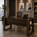 Ver imagem 1 de Mesa para Computador Escrivaninha ME4146 127cm Nogal - Tecnomobili