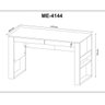 Mesa para Computador 2 Gavetas 1,27m Me4144 Tecno Mobili - Branco - 7