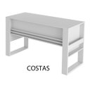 Ver imagem 4 de Mesa para Computador 2 Gavetas 1,27m Me4144 Tecno Mobili - Branco