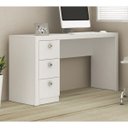 Ver imagem 2 de Escrivaninha 3 Gavetas Reversível Me4102 Branco Tecno Mobili