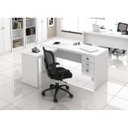Ver imagem 5 de Escrivaninha 3 Gavetas Reversível Me4106 Branco Tecno Mobili