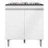 Balcão Cooktop 2 Portas Andréia Branco Ajl Móveis - 1
