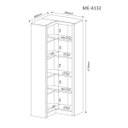 Ver imagem 5 de Conjunto Escritório Completo 4 Peças CJ7 Branco Tecno Mobili