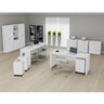 Conjunto Escritório Completo 11 Peças CJ8 Branco Tecno Mobili - 1
