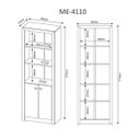 Ver imagem 4 de Conjunto Escritório Completo 11 Peças CJ8 Branco Tecno Mobili