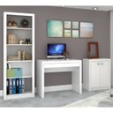 Ver imagem 1 de Conjunto Escritório Completo 3 Peças CJ16 Branco Tecno Mobili