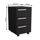 Ver imagem 5 de Conjunto Mesa Escrivaninha e Gaveteiro Gamer B29 Preto Verde Nova Mobile