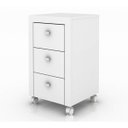Ver imagem 1 de Gaveteiro para Escritório 3 Gavetas Me4108 Branco Tecno Mobili