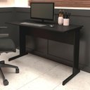 Ver imagem 1 de Mesa Escrivaninha de Estudos 120cm X 60cm Pé Metal F5 Office