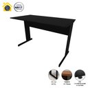 Ver imagem 3 de Mesa Escrivaninha de Estudos 120cm X 60cm Pé Metal F5 Office