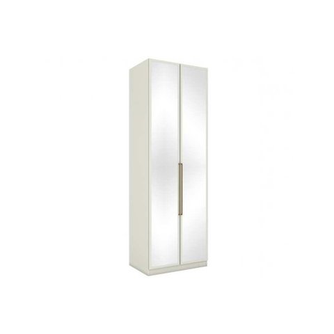 Modulado de Quarto Guarda Roupa Seletto Mc04 C/ 2 Portas e 3 Gavetas e Espelho Areia/jequitibá -