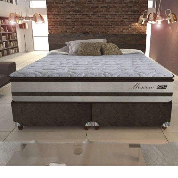 Colchão Queen Gazin Mola Premium Moscow | MadeiraMadeira