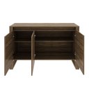 Ver imagem 6 de Balcão Aparador Armário Escritório 136cm 3 Portas Tecnomobili - Nogal