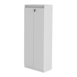 Armário para Escritório Alto 2 Portas com Chave 60cm Me4151 Tecno Mobili - Branco