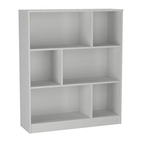 Estante para Escritório Gamer 6 Nichos B25 Branco Nova Mobile
