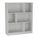 Ver imagem 1 de Estante para Escritório Gamer 6 Nichos B25 Branco Nova Mobile