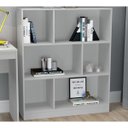 Ver imagem 2 de Estante para Escritório Gamer 6 Nichos B25 Branco Nova Mobile