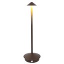 Ver imagem 1 de Luminaria Abajur de Mesa Led 3 Tons Controle de Intensidade Usb Bateria Recarregavel Casa Quarto Cab