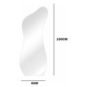 Ver imagem 5 de Espelho Orgânico Luxo Grande 150 X 60 Corpo Inteiro Moderno Lapidado com Suporte