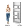 Estante Livreiro Decorativa 8 Nichos Roma B38 Branco Nova Mobile - 3