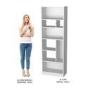 Ver imagem 3 de Estante Livreiro Decorativa 8 Nichos Roma B38 Branco Nova Mobile