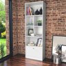Estante Livreiro Bali B37 Branco Nova Mobile - 5