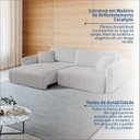 Ver mais imagens de Sofá Retrátil e Reclinável 246cm com Almofadas Decorativas Eros Yescasa