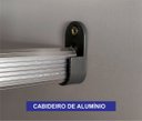 Ver imagem 6 de Guarda Roupa Ripado Espelho Gavetas Lugano 100% Mdf - Marcs