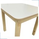 Ver imagem 3 de Conjunto de Mesa Baú com 2 Cadeiras Colorida Infantil de Madeira Maciça Resistente