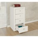Ver imagem 2 de Gaveteiro para Escritório 4 Gavetas Me4133 Branco Tecno Mobili