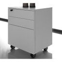 Ver imagem 1 de Gaveteiro Organizador com Chave e Rodízios 48,8cm Me4148 Tecno Mobili - Branco