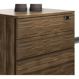 Gaveteiro Organizador com Chave e Rodízios 48,8cm Me4148 Tecno Mobili - Nogal - 7