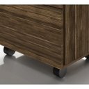 Ver imagem 6 de Gaveteiro Arquivo para Escritório Home Office 3 Gavetas Nogal - Tecno Mobili