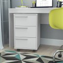 Ver imagem 4 de Gaveteiro para Escritório Gamer 3 Gavetas B26 Branco Nova Mobile