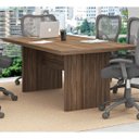 Ver imagem 2 de Mesa Reunião para Escritório 200x100cm Me4119 Nogal Tecno Mobili